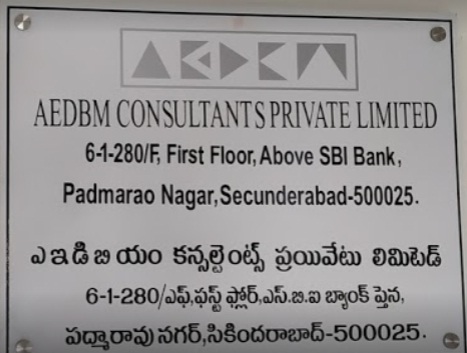 AEDBM Consultants Pvt Ltd.,- Secunderabad